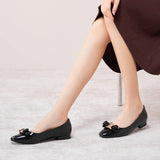 Patent Metal Buckle bow Flats (Anita)