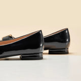 Patent Metal Buckle bow Flats (Anita)