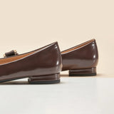 Patent Metal Buckle bow Flats (Anita)