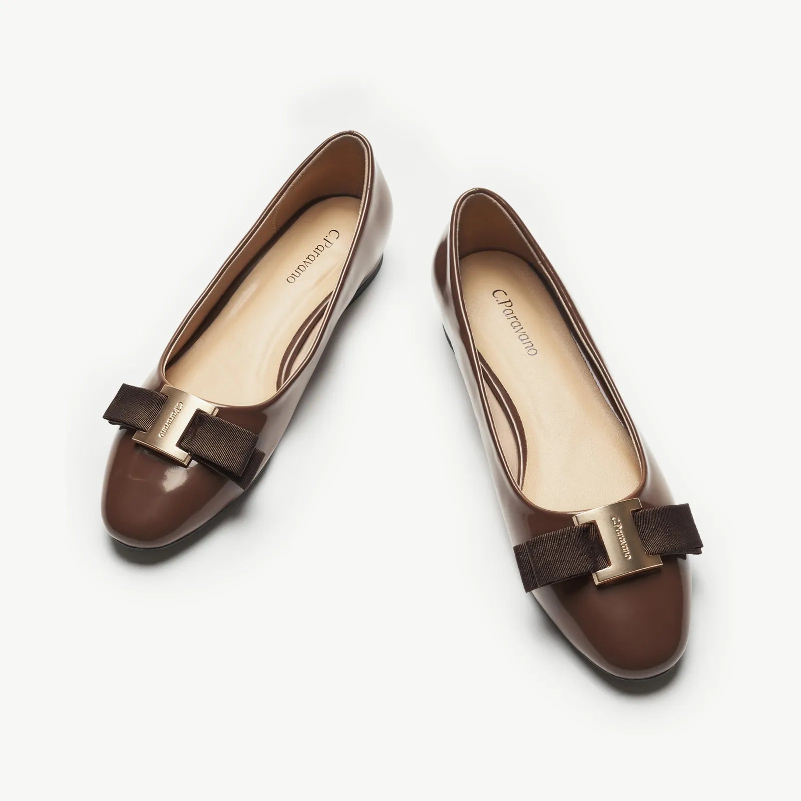 Patent Metal Buckle bow Flats (Anita)
