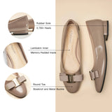 Patent Metal Buckle bow Flats (Anita)