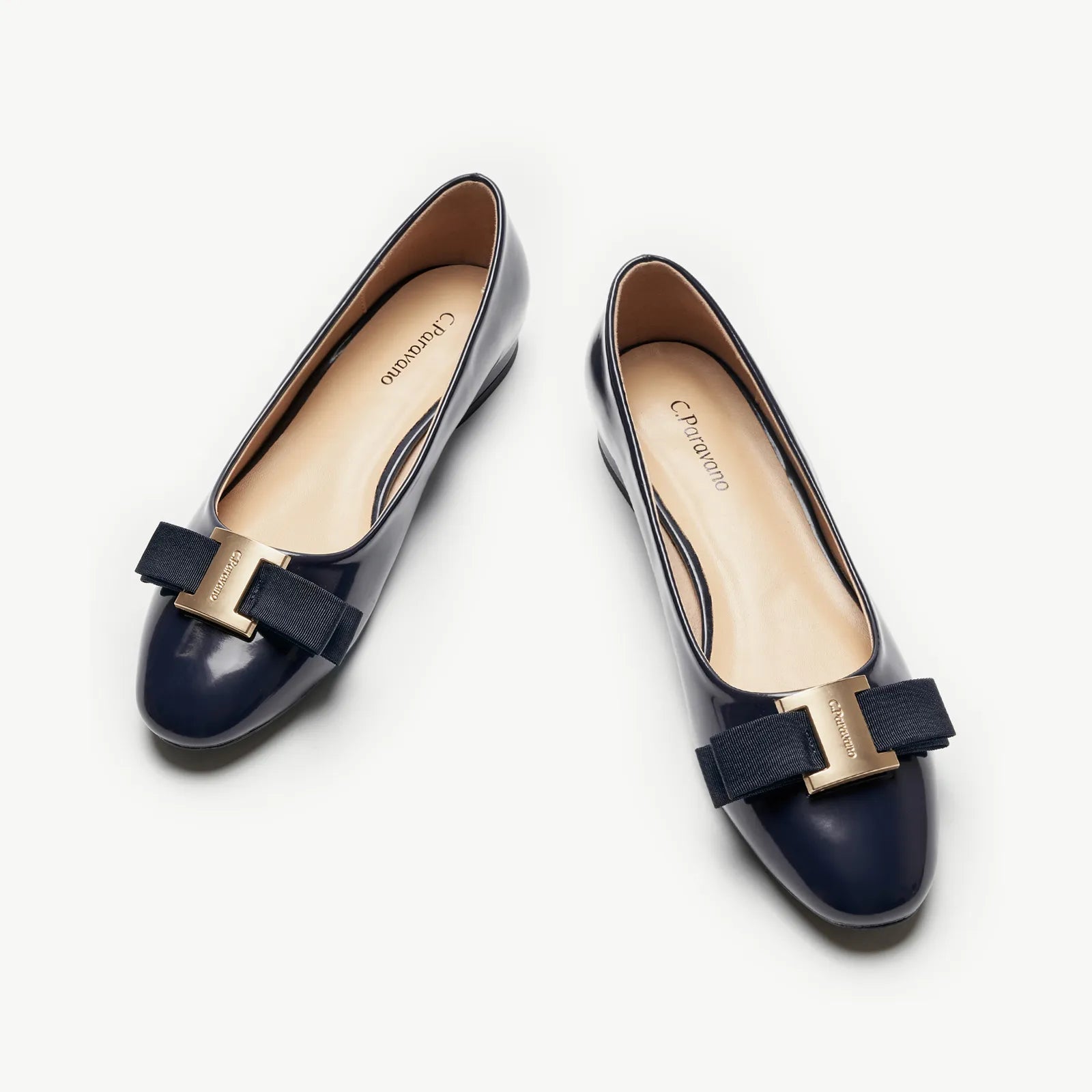 Patent Metal Buckle bow Flats (Anita)