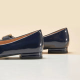 Patent Metal Buckle bow Flats (Anita)