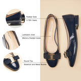 Patent Metal Buckle bow Flats (Anita)