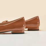 Patent Metal Buckle bow Flats (Anita)
