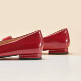 Patent Metal Buckle bow Flats (Anita)