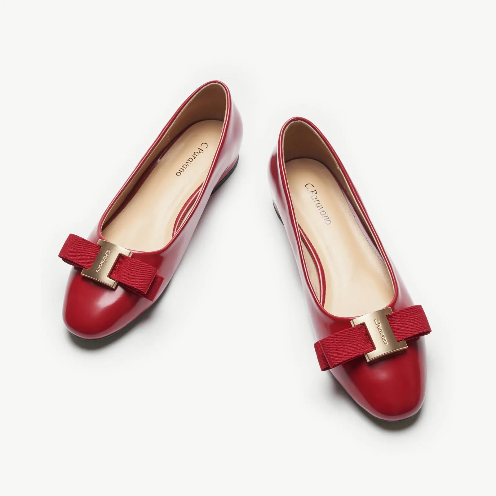 Patent Metal Buckle bow Flats (Anita)