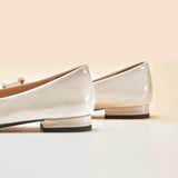 Patent Metal Buckle bow Flats (Anita)