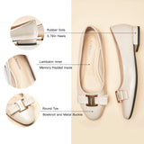Patent Metal Buckle bow Flats (Anita)