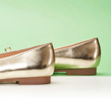 Double Bow Ties Cutout Ballet Flats (Emma)