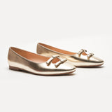 Double Bow Ties Cutout Ballet Flats (Emma)