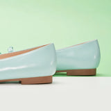 Double Bow Ties Cutout Ballet Flats (Emma)