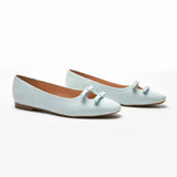 Double Bow Ties Cutout Ballet Flats (Emma)