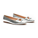 Double Bow Ties Cutout Ballet Flats (Emma)