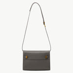 "Effortless Style with the Varenne Grey Nappa Leather Crossbody Bag