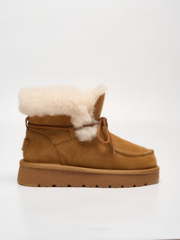 Shearling Lace-Up Platform Boots (APRÈS-SKI)