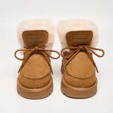 Shearling Lace-Up Platform Boots (APRÈS-SKI)
