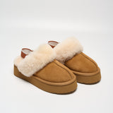 Plush Shearling Platform Clogs (APRÈS-SKI)