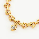 Gold Diamond Heart Chain Bracelet, a symbol of luxurious affection, this bracelet combines the warmth of gold with the everlasting sparkle of diamonds, creating a romantic and refined accessory for special moments