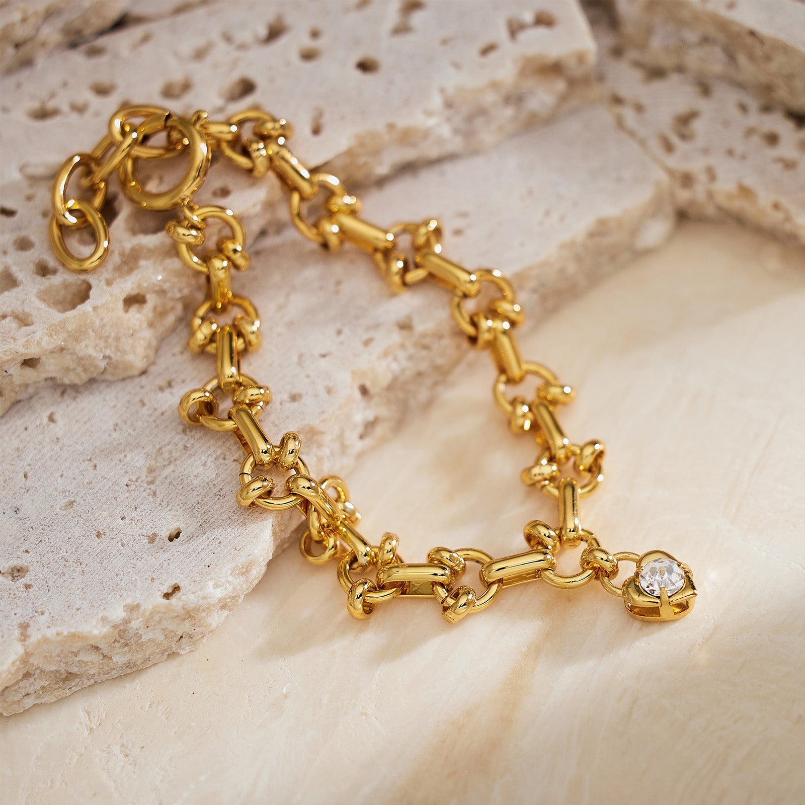 Gold Diamond Heart Bracelet, embodying gilded romance, this bracelet features a chain of intricately crafted hearts adorned with diamonds, creating a stunning and romantic accessory for expressing love and style