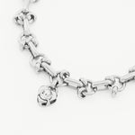 White Gold Diamond Heart Chain Bracelet, a symbol of luxurious purity, this bracelet combines the timeless appeal of white gold with the everlasting sparkle of diamonds, creating a refined and romantic accessory