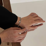  White Gold Diamond Heart Bracelet, ethereal in its sparkle, this bracelet showcases intricately designed heart motifs adorned with diamonds, set in a radiant white gold chain, adding a touch of glamour and elegance to your wrist.