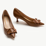 Brown-Colored-Signature-C-Buckled-Pumps-Classic-and-Sophisticated