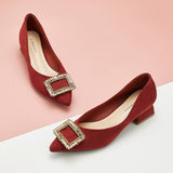  Embellished Mid Heel Pumps in a vibrant shade, adding flair to your outfit