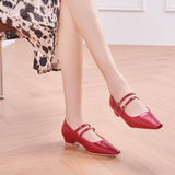 Double-Strap Block Heel (Alva)