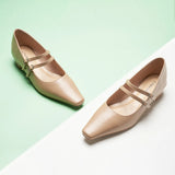 Double-Strap Block Heel (Alva)