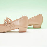 Double-Strap Block Heel (Alva)