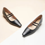 Double-Strap Block Heel (Alva)
