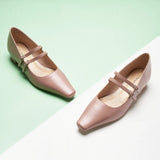 Double-Strap Block Heel (Alva)