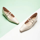 Double-Strap Block Heel (Alva)