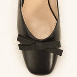 Ballet Block Heels (Nina)（Market）
