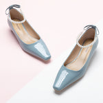 Sky Pearl Straps Low Heel, a dreamy and ethereal choice for a touch of whimsical charm