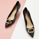 Chic-black-pointed-toe-buckled-pumps_-perfect-for-a-sleek-and-polished-look