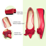 Chic-red-leather-flats-with-asleek-and-modern-silhouette