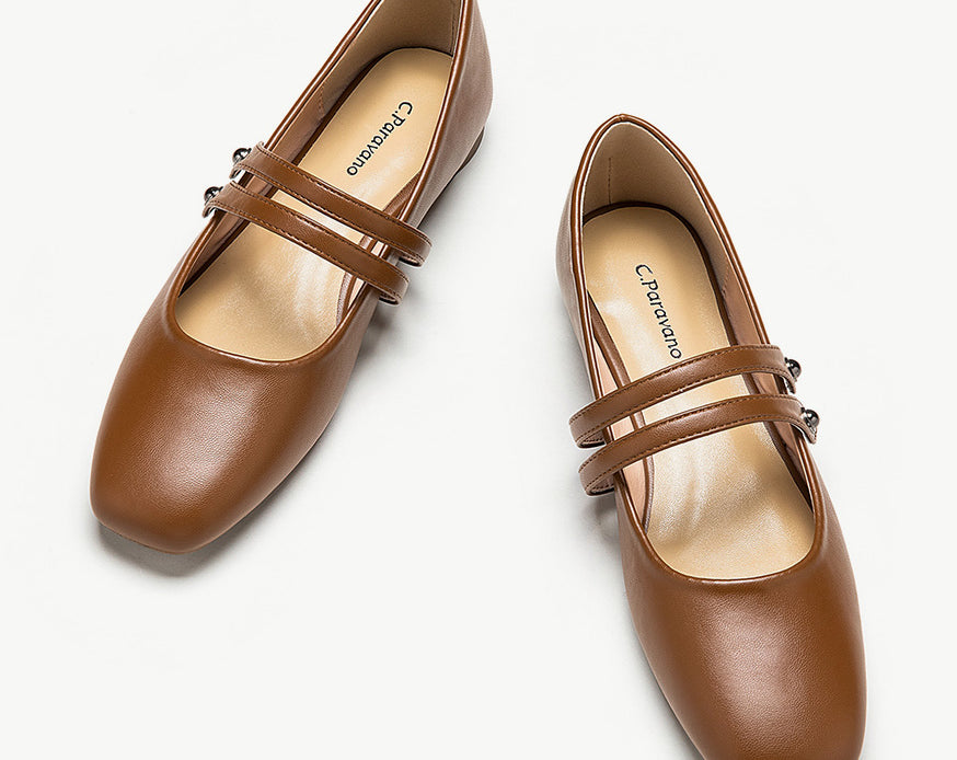 Classic-brown-double-strap-mary-jane-offering-a-timeless-and-versatile-footwear-option.