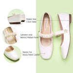 Classic-white-mary-jane-with-Elasticated-Stripe-perfect-for-a-timeless-and-polished-look.