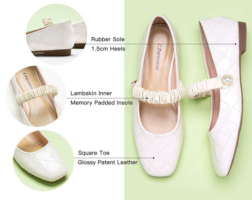 Classic-white-mary-jane-with-Elasticated-Stripe-perfect-for-a-timeless-and-polished-look.