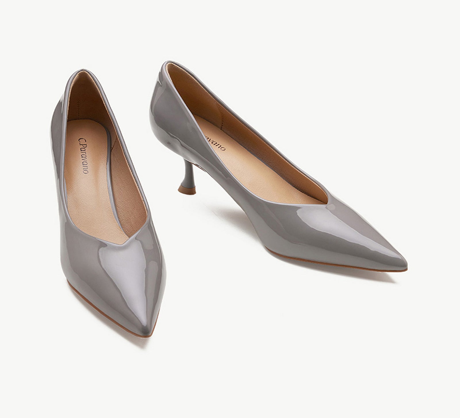 Glossed Patent Leather Pumps