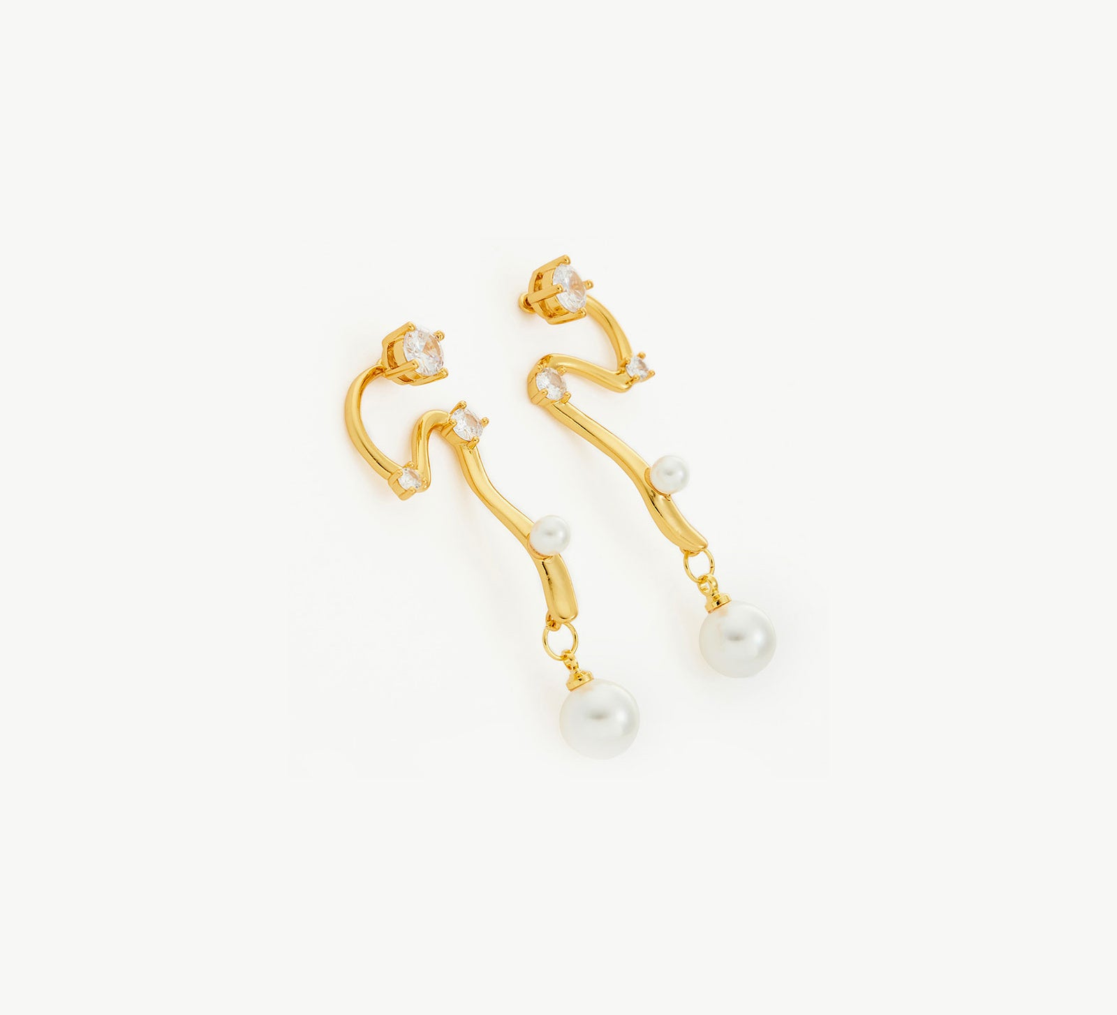 Serpent Pearl Drop Earrings, a captivating blend of serpent-inspired design and elegant pearl drops, creating a sophisticated and alluring accessory for any occasion