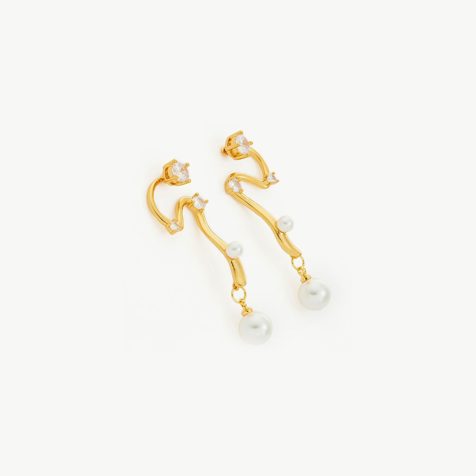 Serpent Pearl Drop Earrings, a captivating blend of serpent-inspired design and elegant pearl drops, creating a sophisticated and alluring accessory for any occasion