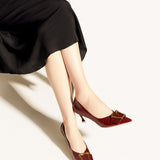 Metal Tie Pumps (Olivia)