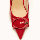 C Buckle Pointed Toe Pumps (Olivia)