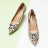 Escarpins à boucle en cristal (Olivia)