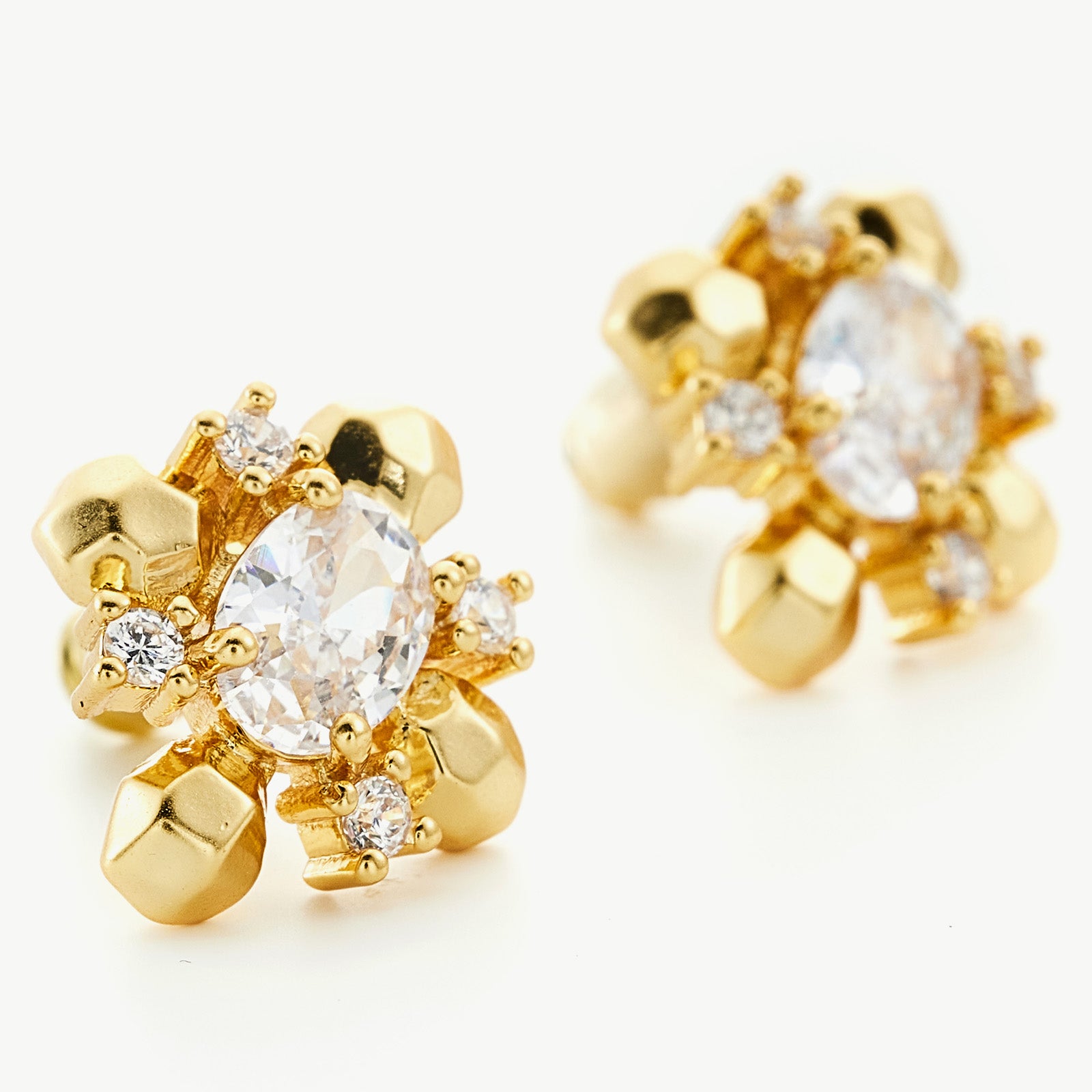 Crystal Stud Earrings, a chic and shimmering accessory that effortlessly elevates your everyday or evening look