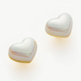 Heart Stud Earrings, a charming and romantic accessory that adds a touch of love to your ear