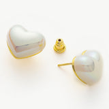  Dainty Heart Stud Earrings, delicately designed to showcase love and elegance in a subtle way